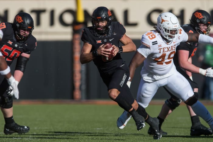 At times Sanders was outstanding, possibly the best player on the field against Texas, but the turnovers were destructive to the Cowboys effort to win the game.